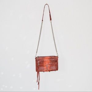 Rebecca Minkoff Mini M.A.C. Coral Snakeskin Print